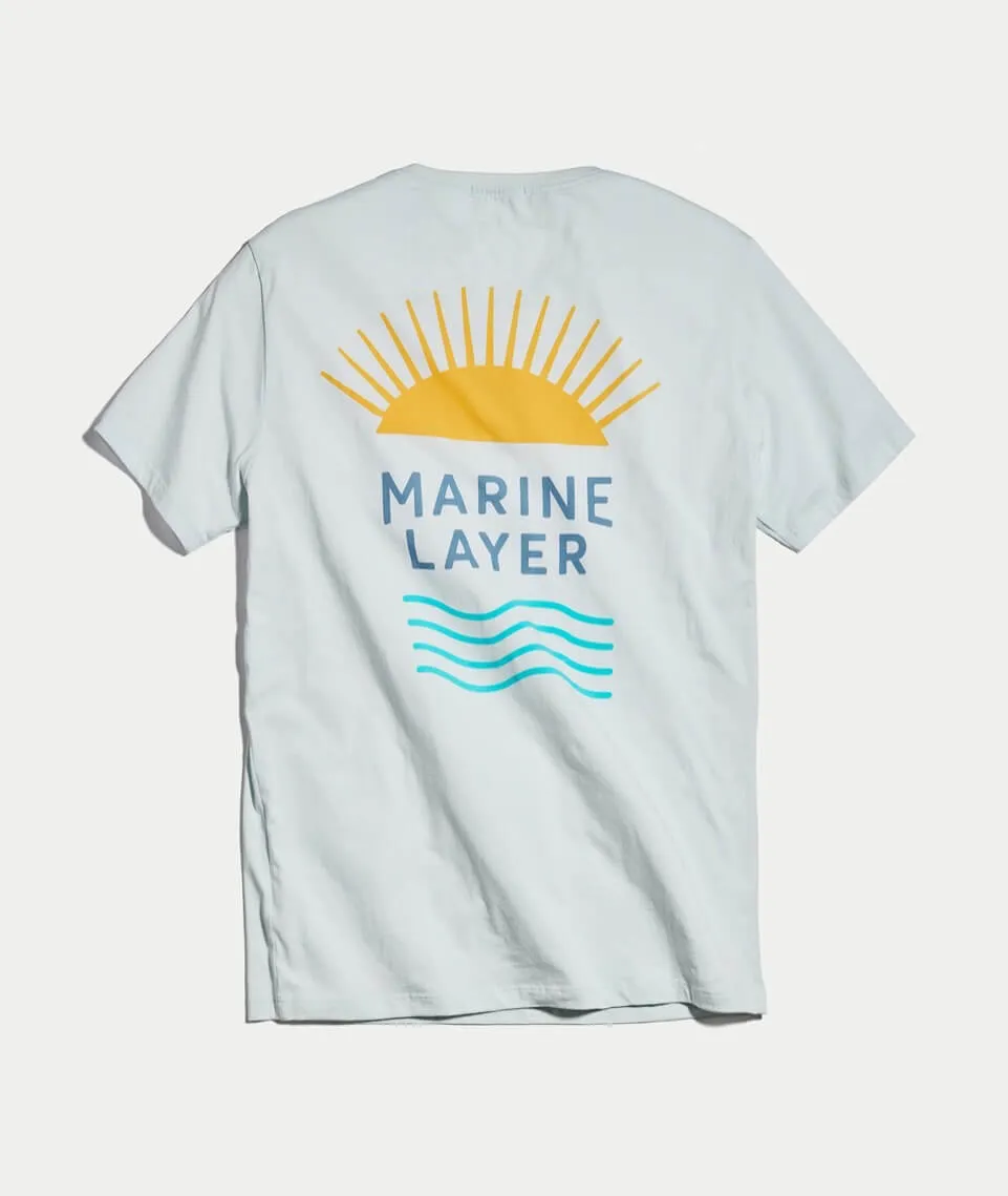 Sunny Pocket Tee sold by Marine Layer
