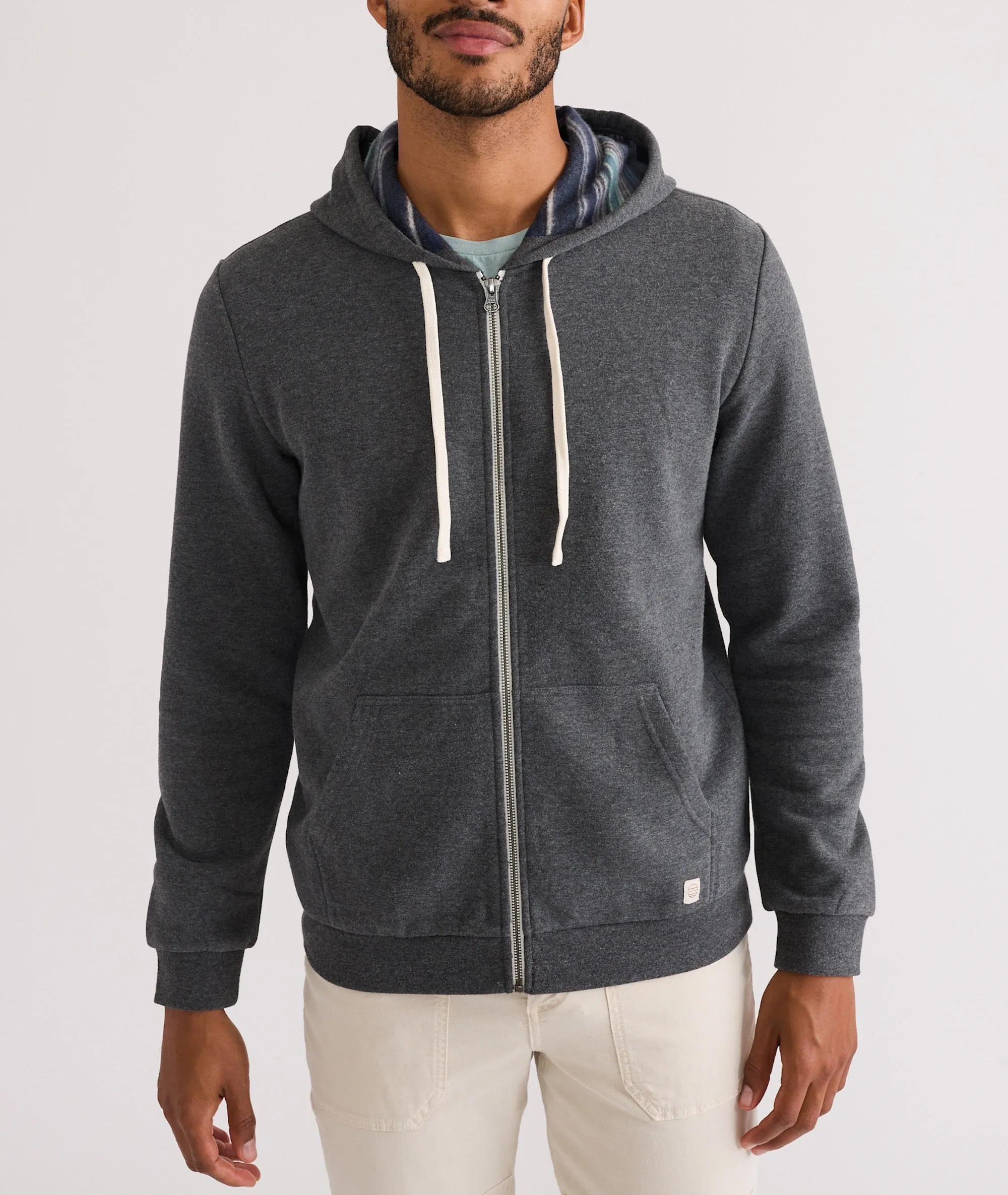 Fleece Stripe Full-Zip sold by Marine Layer product image thumbnail 2