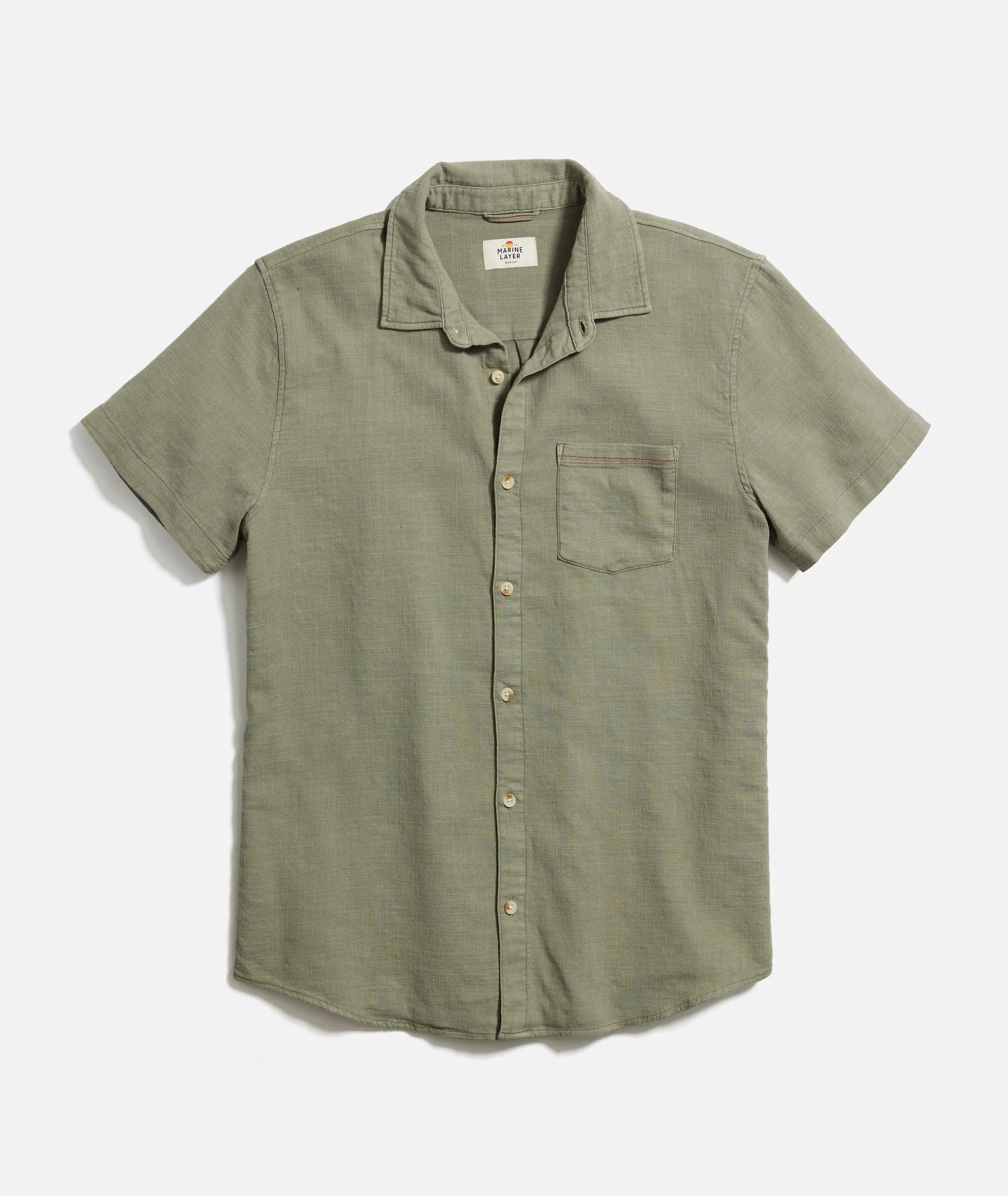 Stretch Selvage Short Sleeve Shirt sold by Marine Layer