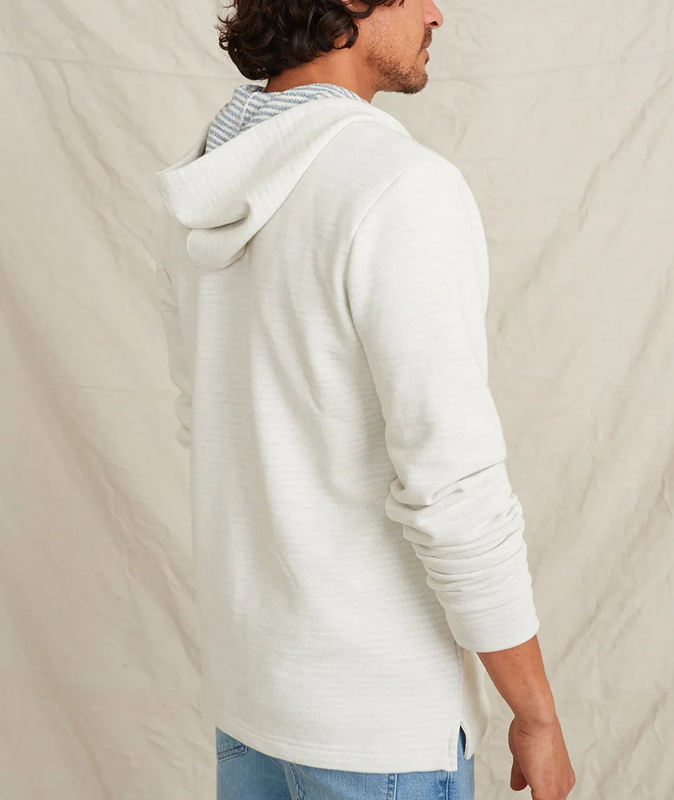 Montecito Beach Hoodie in Blue/White Stripe sold by Marine Layer product image thumbnail 5