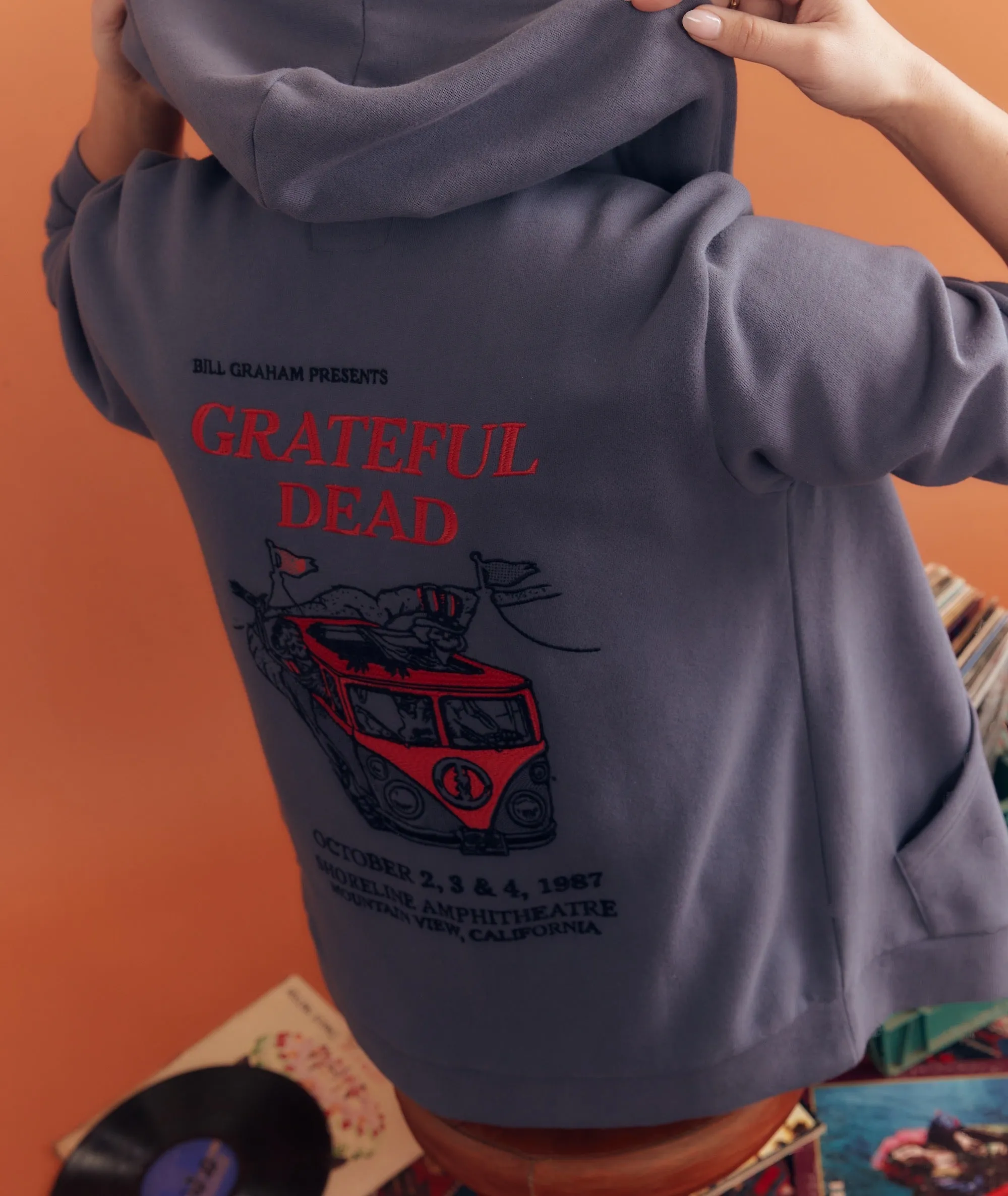 Grateful Dead Shoreline Amphitheatre Unisex Hoodie sold by Marine Layer product image thumbnail 3