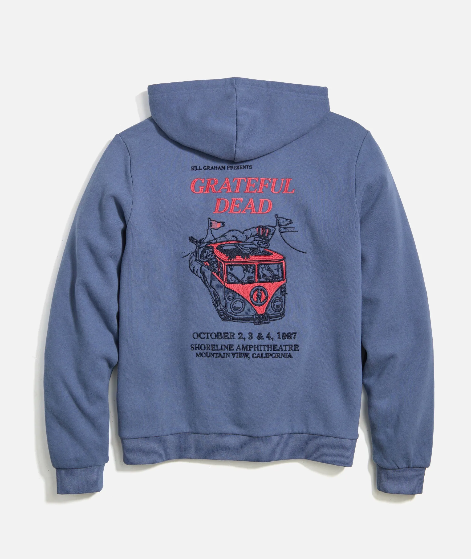 Grateful Dead Shoreline Amphitheatre Unisex Hoodie sold by Marine Layer