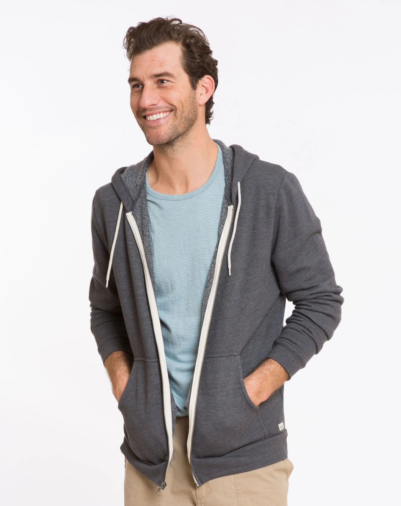 Sherpa Afternoon Hoodie - Asphalt sold by Marine Layer product image thumbnail 2
