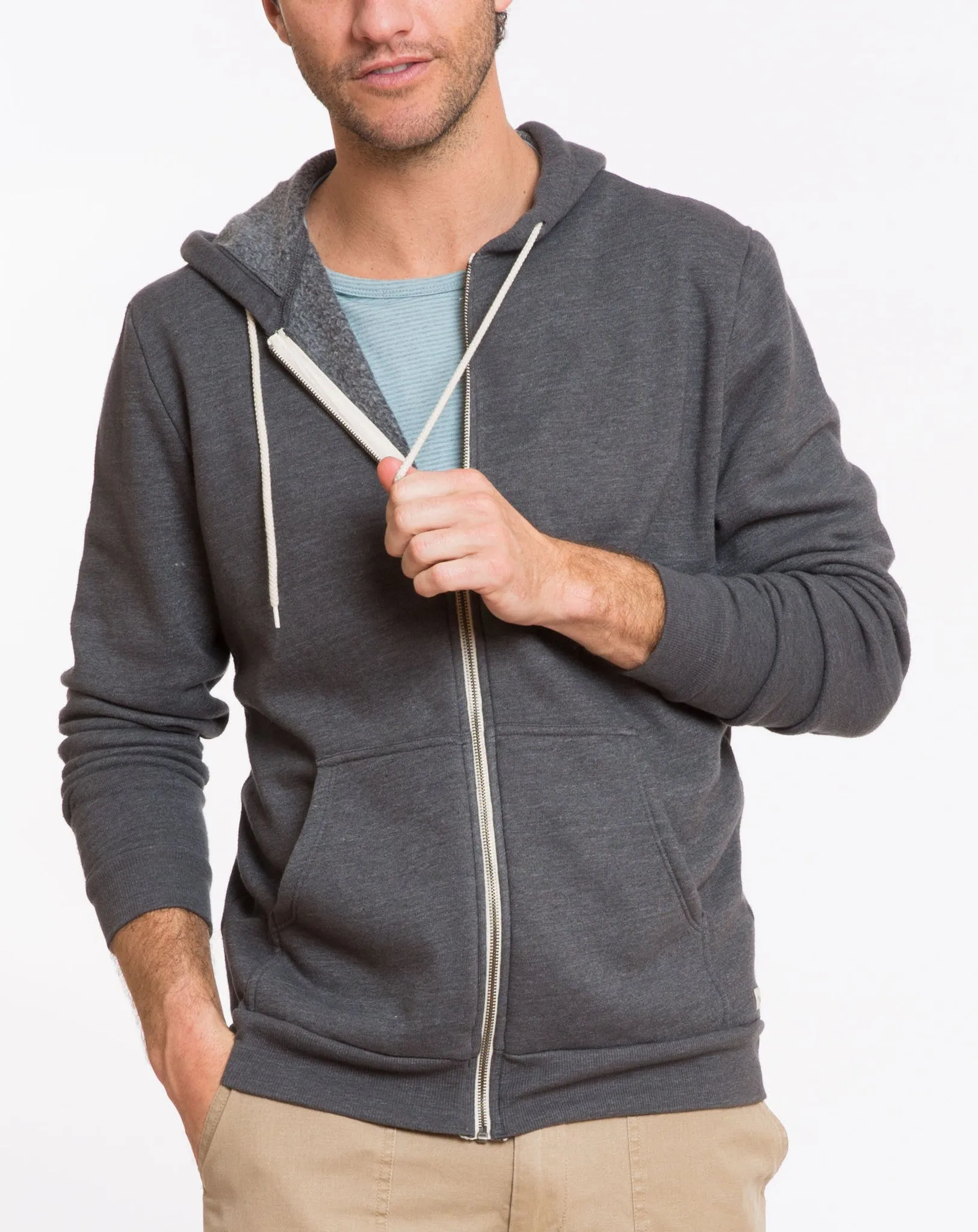 Sherpa Afternoon Hoodie - Asphalt sold by Marine Layer product image thumbnail 4