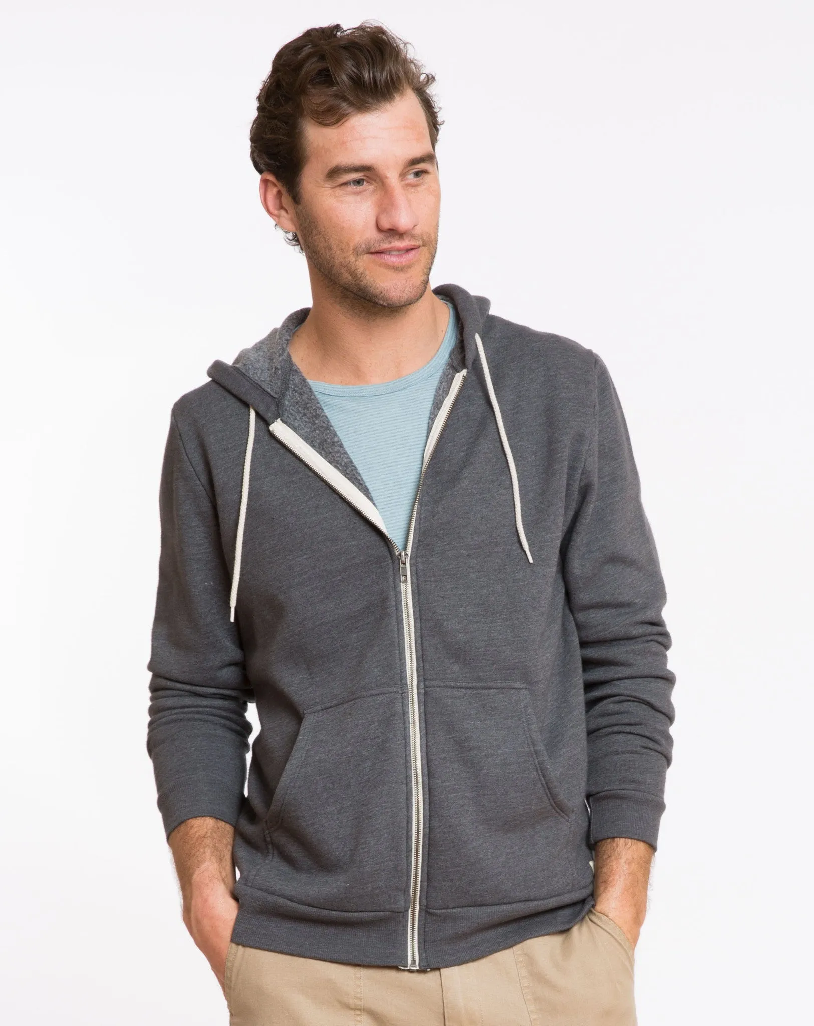 Sherpa Afternoon Hoodie - Asphalt sold by Marine Layer product image thumbnail 3