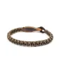 Caputo & Co. Hand-Woven Big Hook Bracelet in Dark Brown sold by Marine Layer