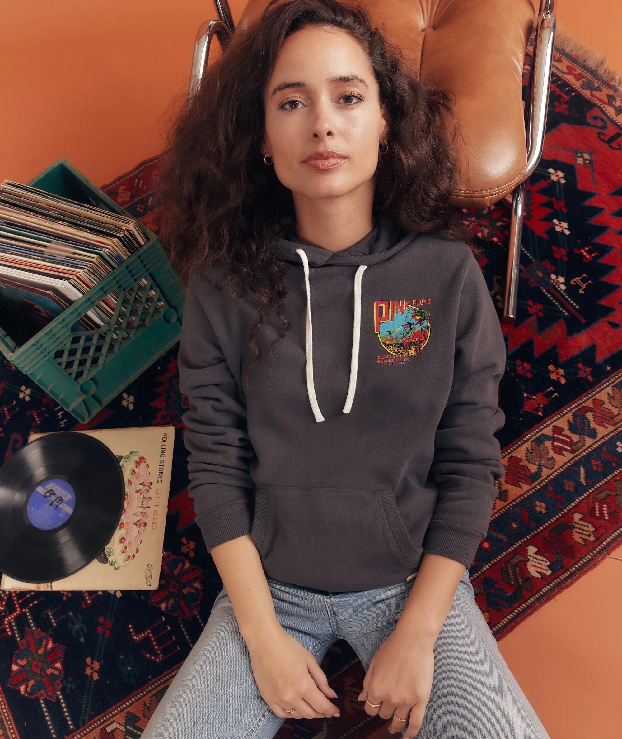 Pink Floyd Sacramento Unisex Hoodie sold by Marine Layer product image thumbnail 3