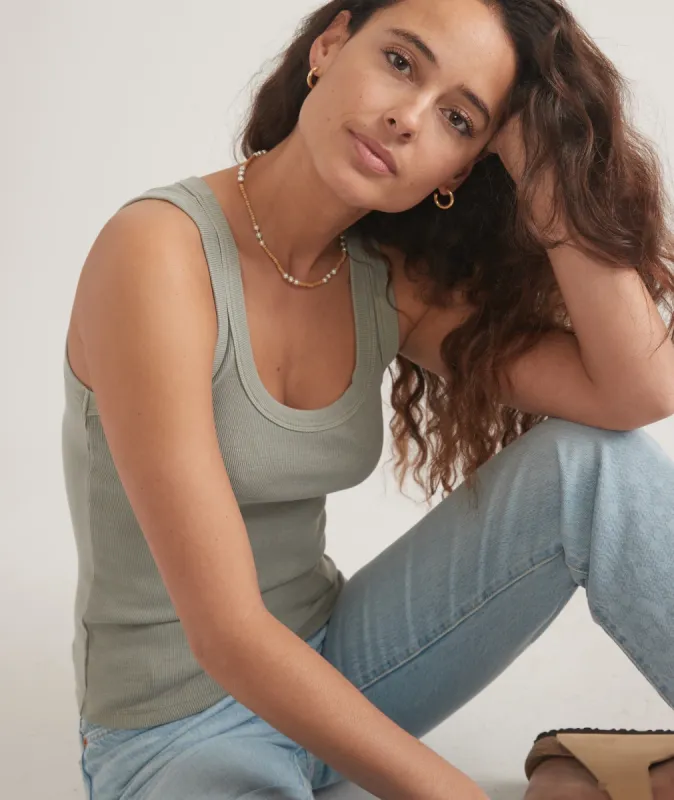 Lexi Rib Sun-In Tank made by Marine Layer