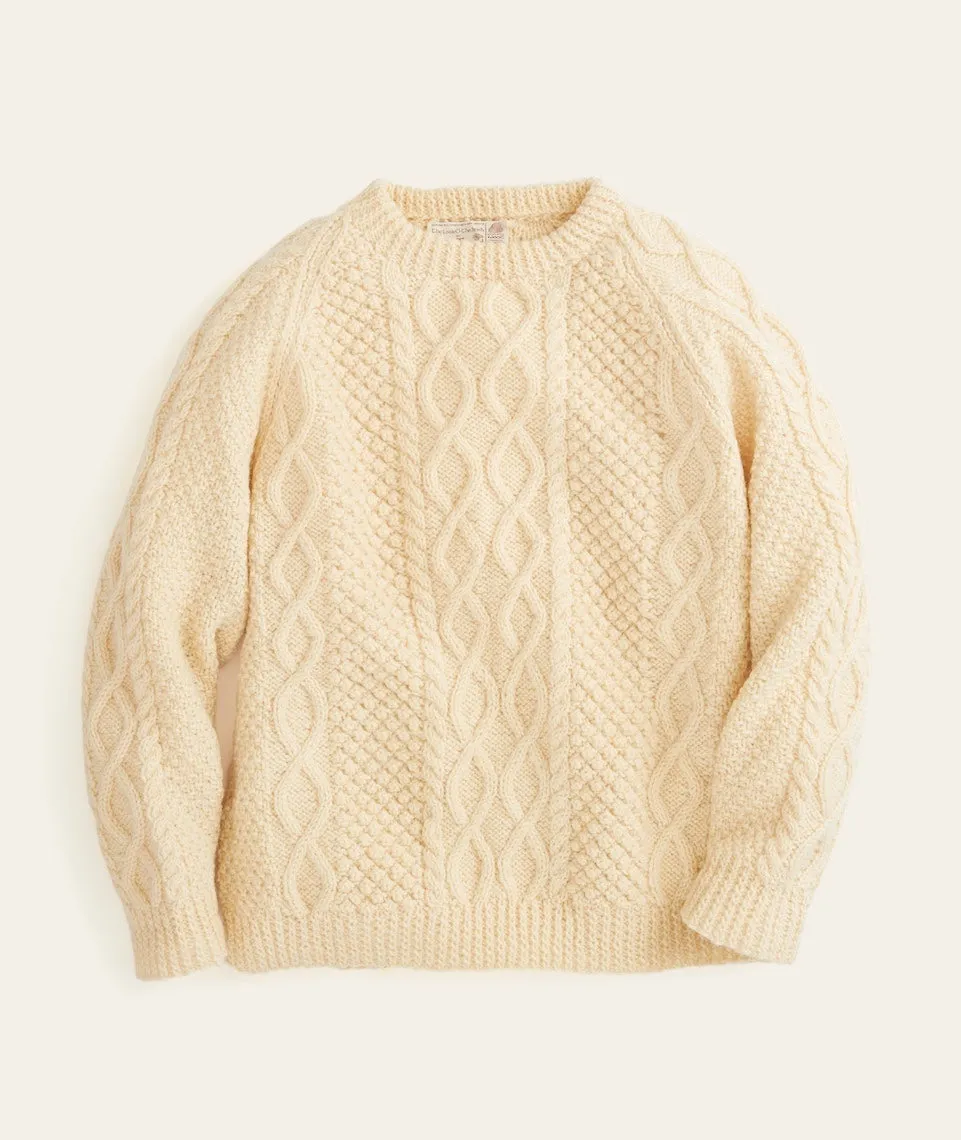 Vintage Irish Fishermen Sweater sold by Marine Layer