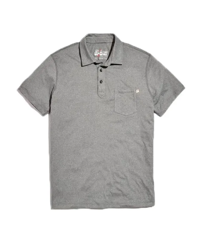 Sport Polo in Iron Gate sold by Marine Layer