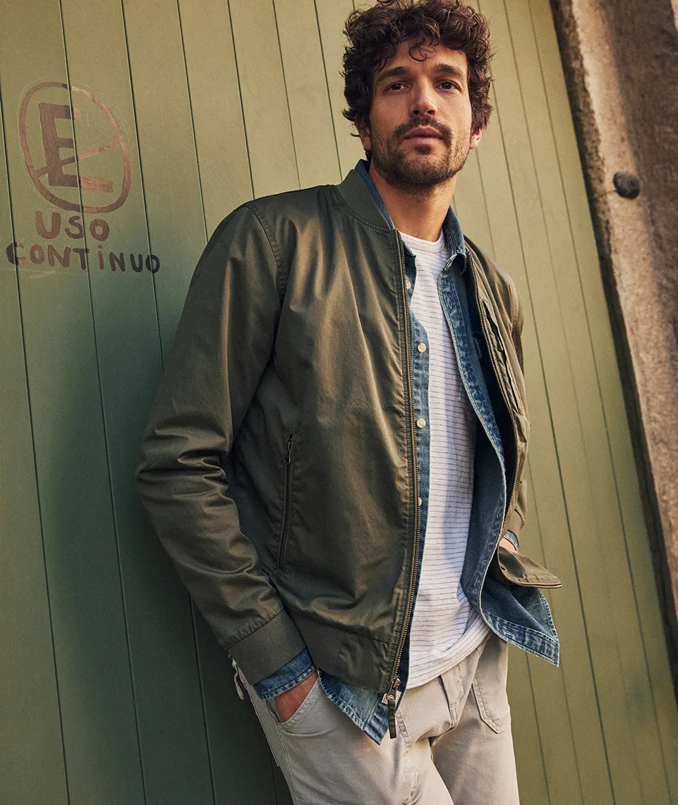 Rossland Dry Wax Bomber sold by Marine Layer product image thumbnail 2