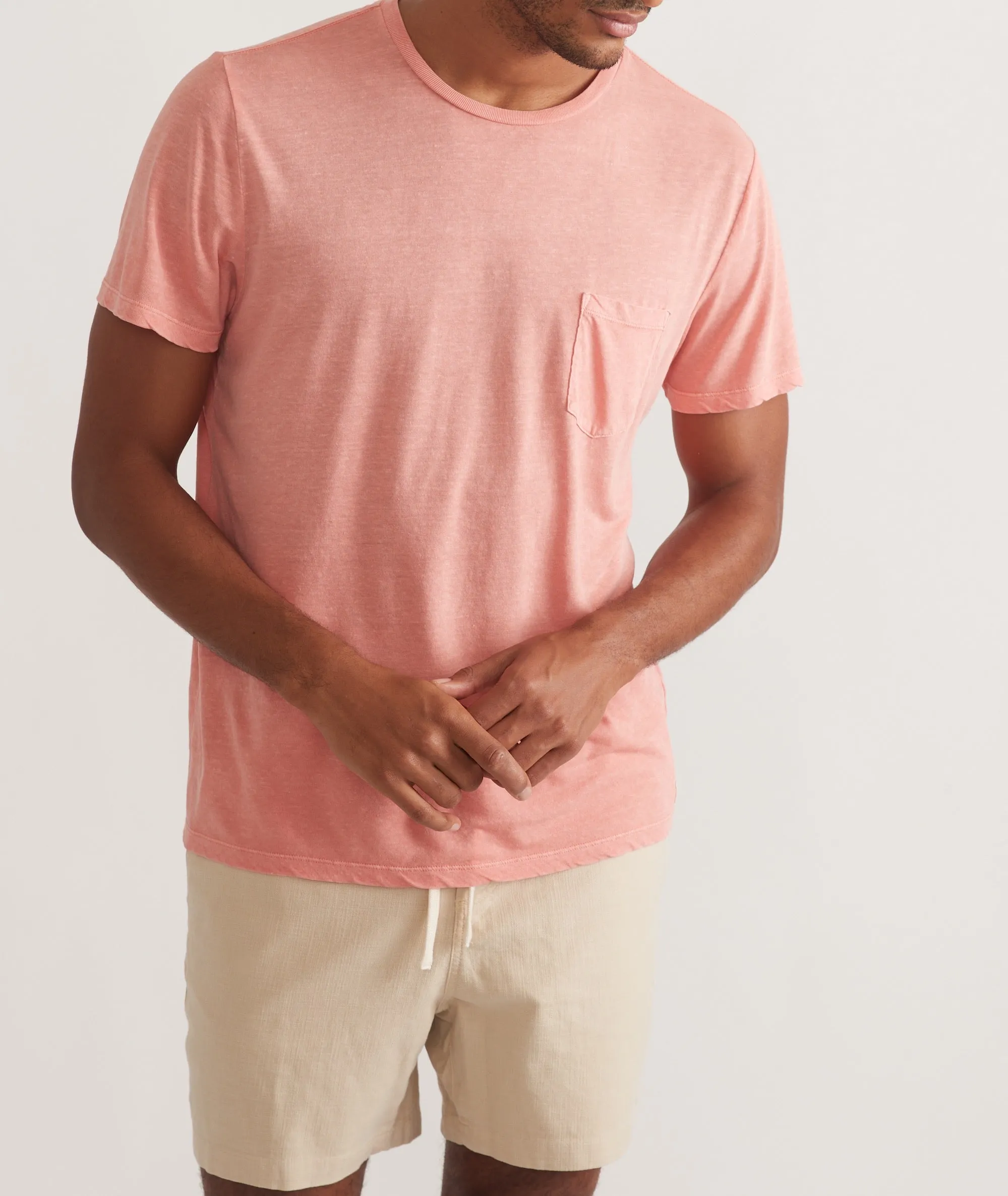 Relaxed Hemp Cotton Tee sold by Marine Layer product image thumbnail 4