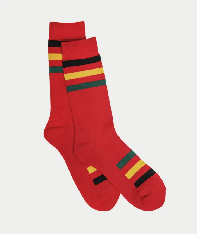 Pendleton National Park Crews in Rainier Stripe sold by Marine Layer