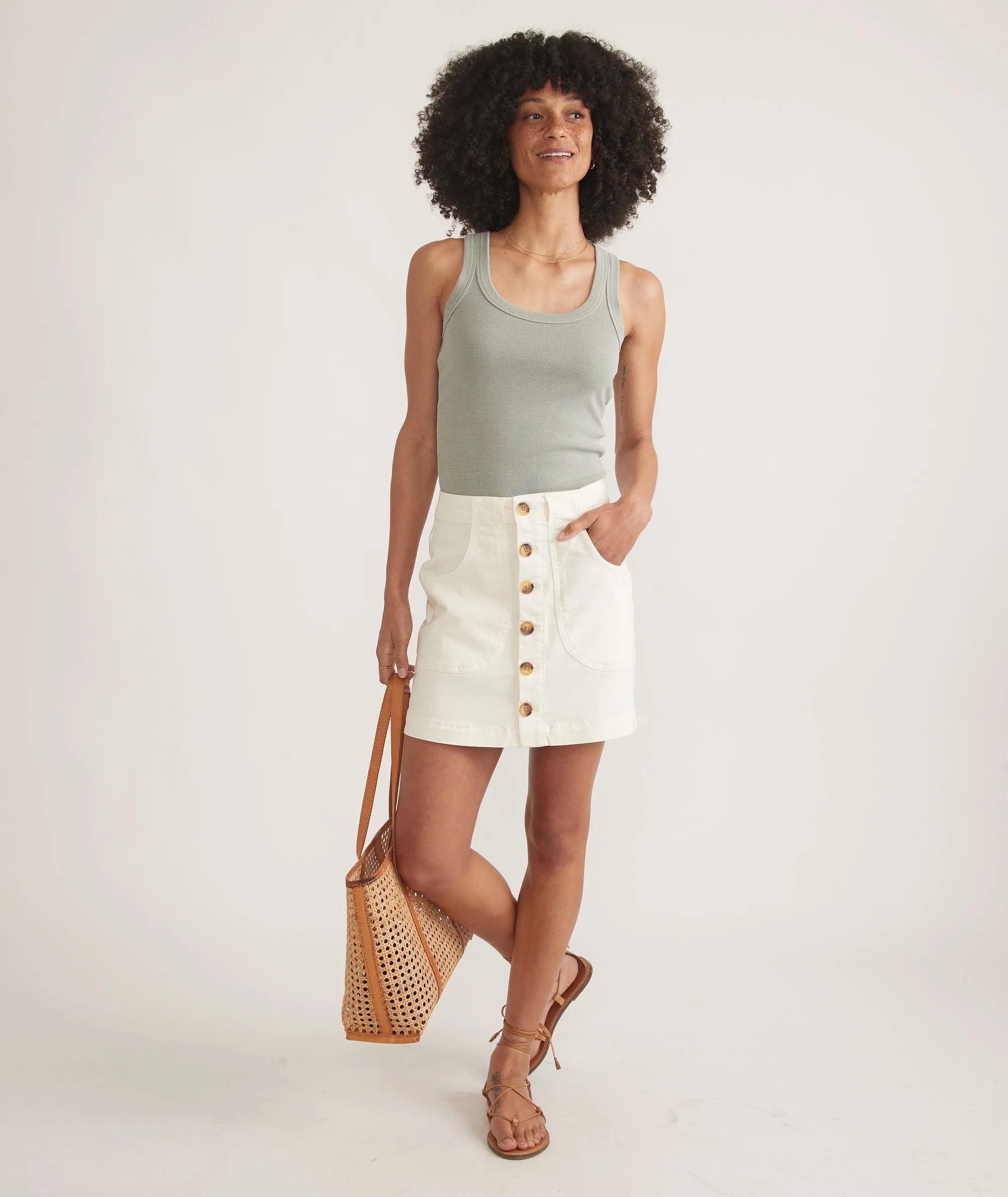 Emilia Mini Skirt sold by Marine Layer product image thumbnail 5