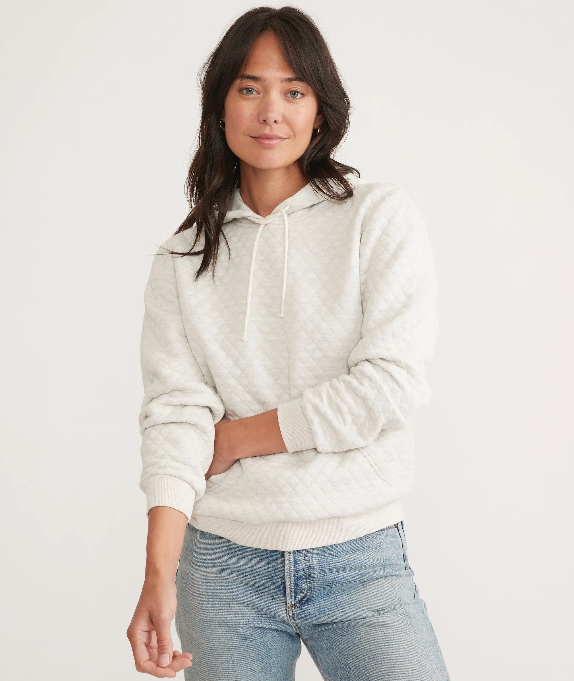 Corbet Quilted Hoodie sold by Marine Layer