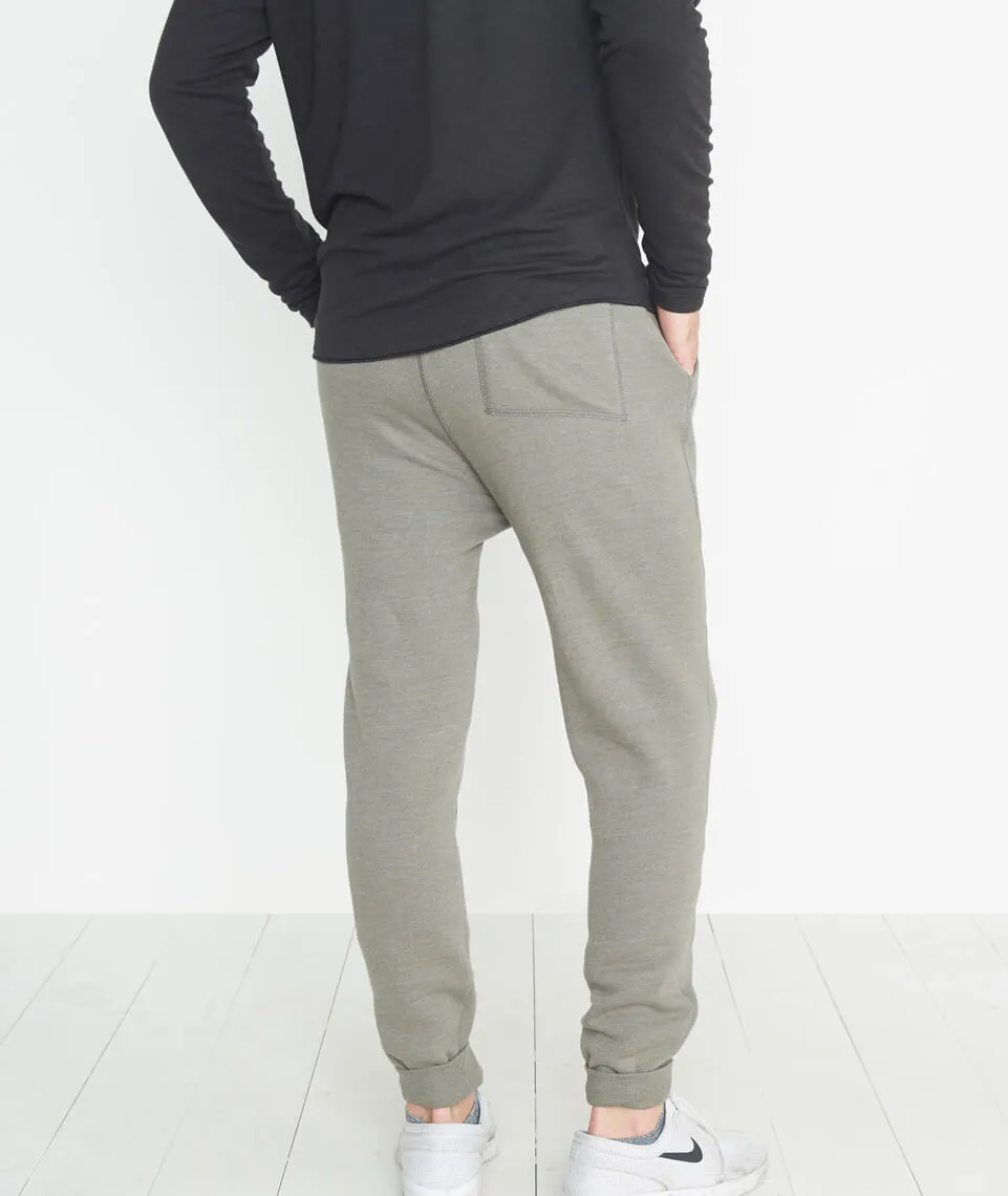 Emmett Sherpa Jogger in Worn Olive sold by Marine Layer product image thumbnail 4