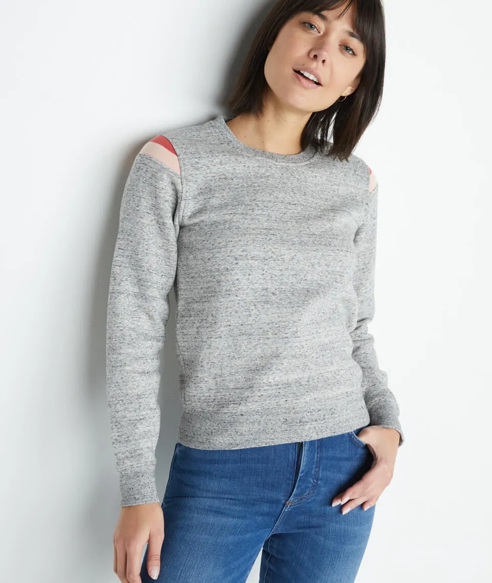 Banks Crewneck in Light Heather Grey sold by Marine Layer product image thumbnail 4