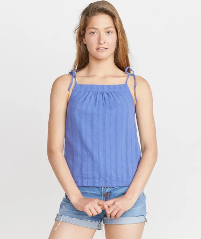 Catherine Tank in Faded Dahlia sold by Marine Layer