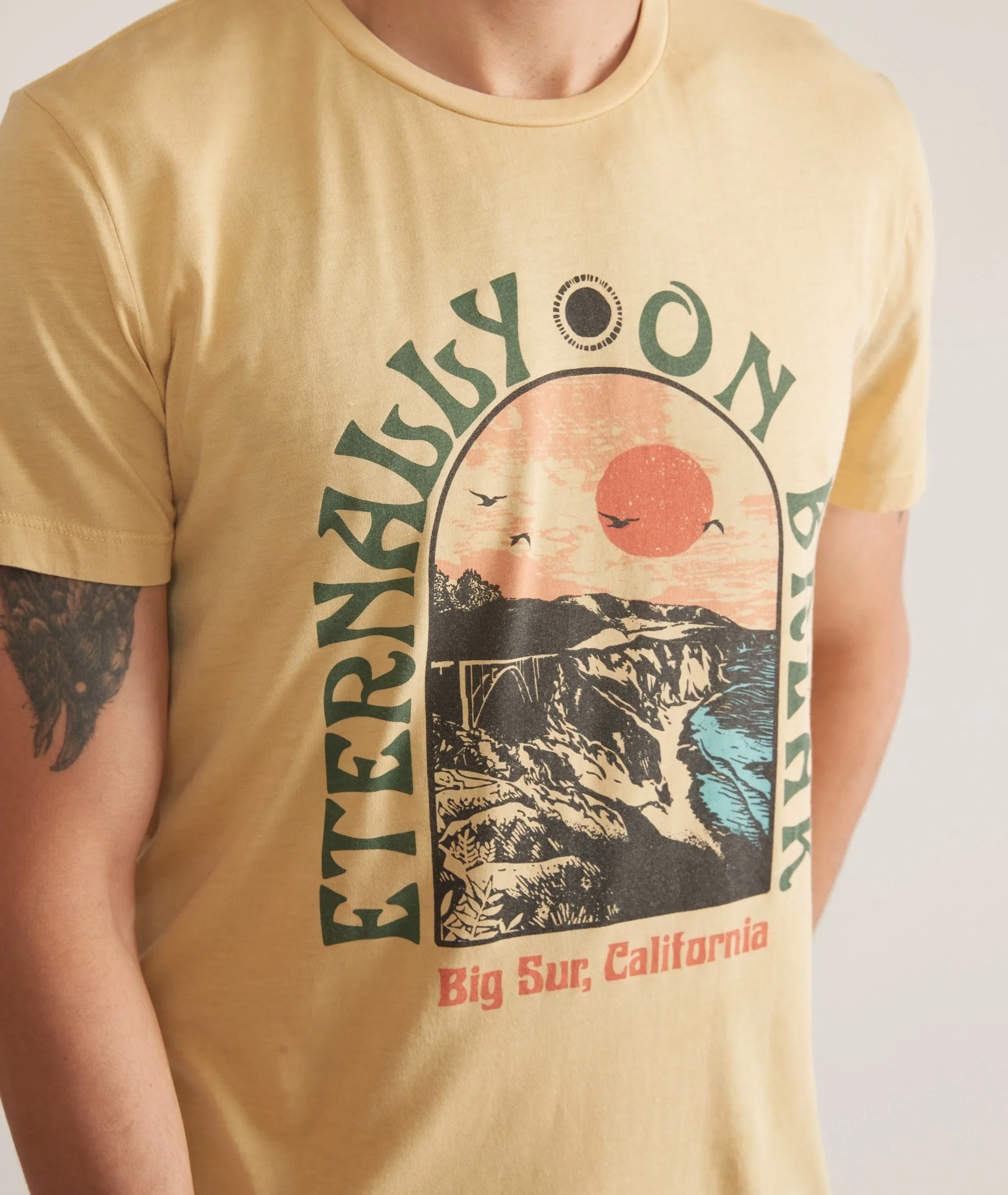 Signature Crew Graphic Tee sold by Marine Layer product image thumbnail 3