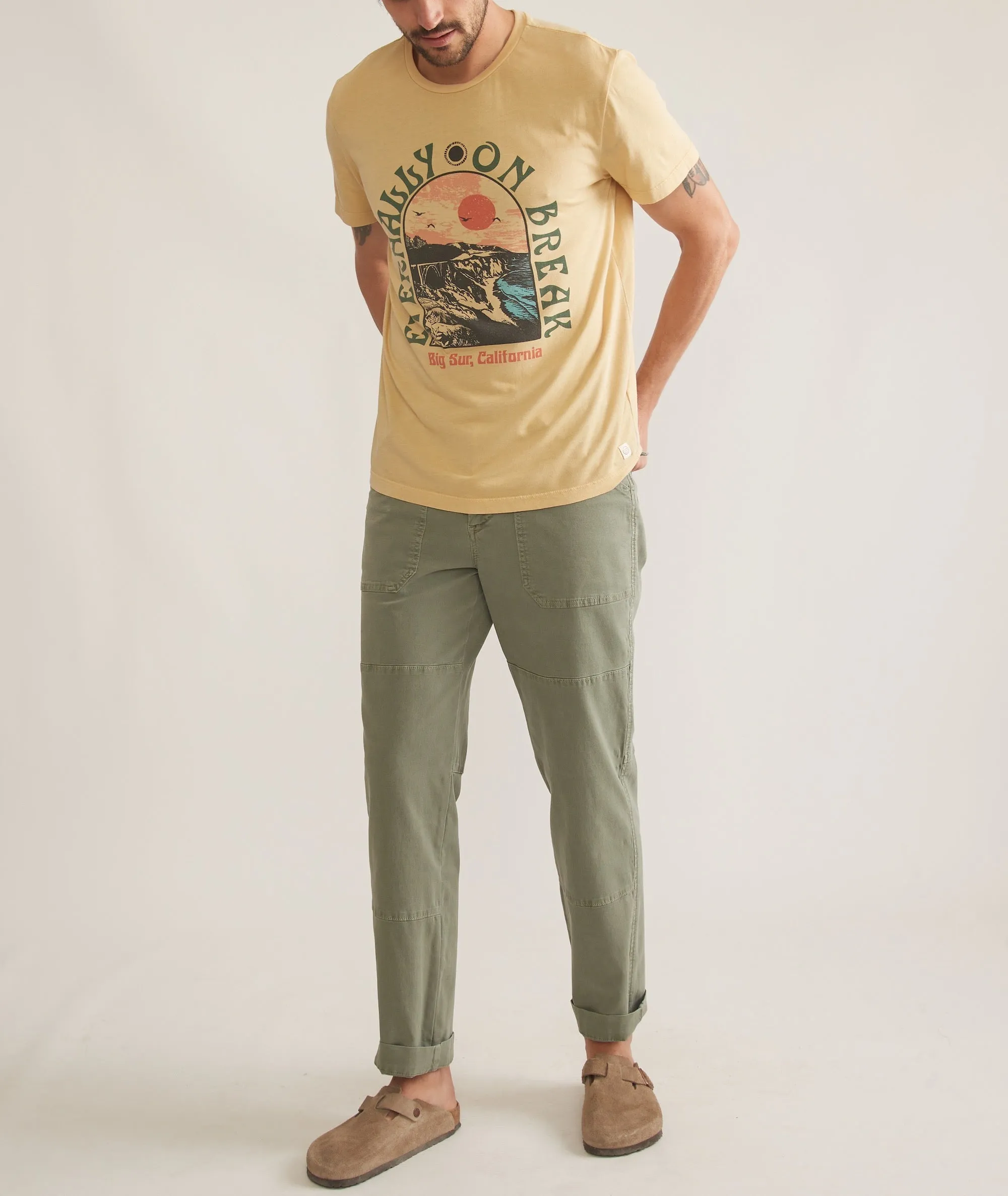 Signature Crew Graphic Tee sold by Marine Layer product image thumbnail 4