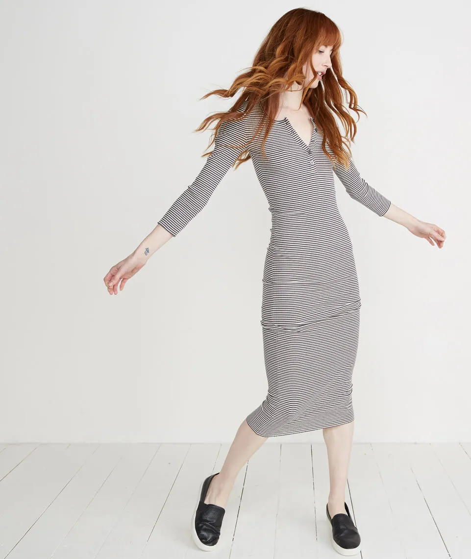 Hannah Midi Dress sold by Marine Layer