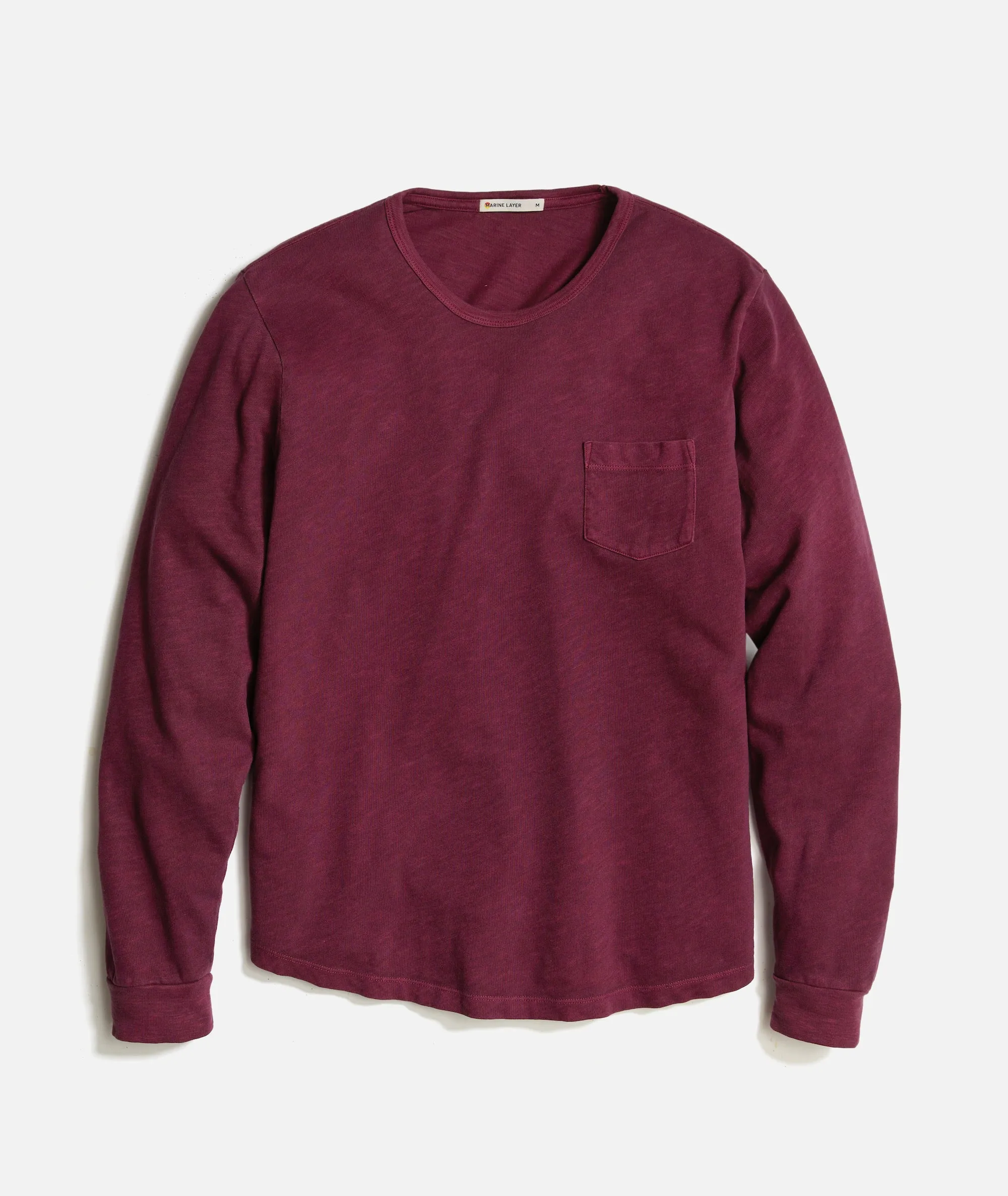 Vintage Heavy Slub Long Sleeve Pocket Tee sold by Marine Layer