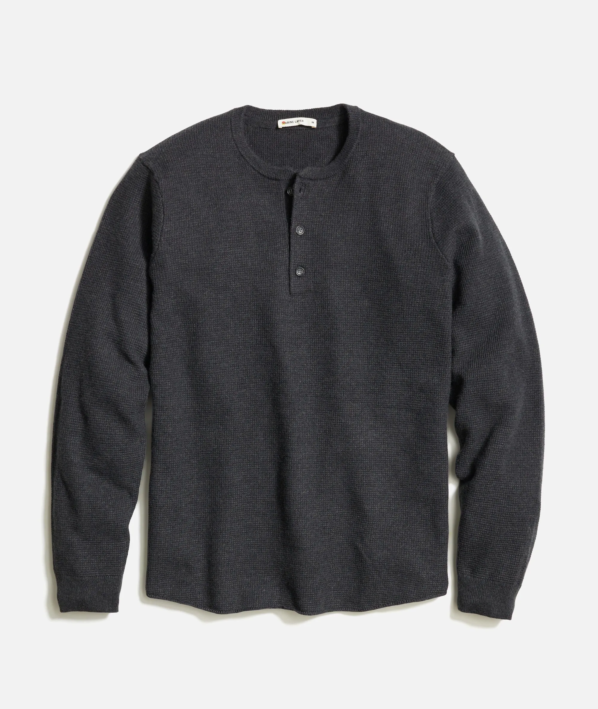 Merino Blend Sweater Henley sold by Marine Layer