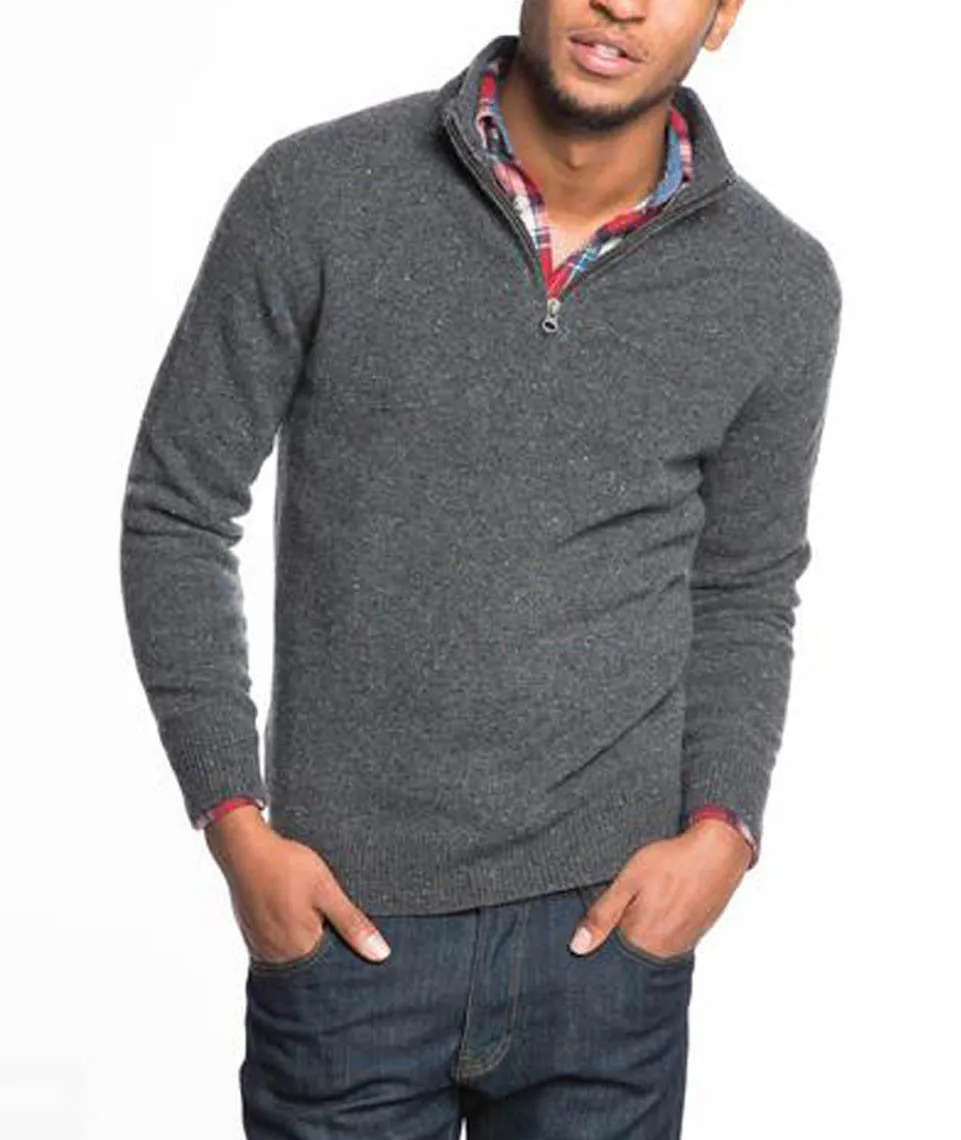 Rawlin Quarter Zip Sweater sold by Marine Layer