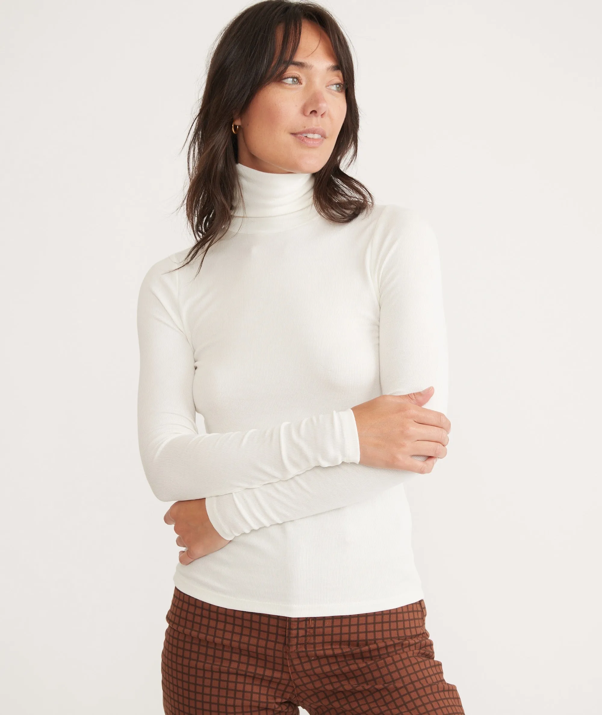 Lexi Rib Turtleneck sold by Marine Layer product image thumbnail 3