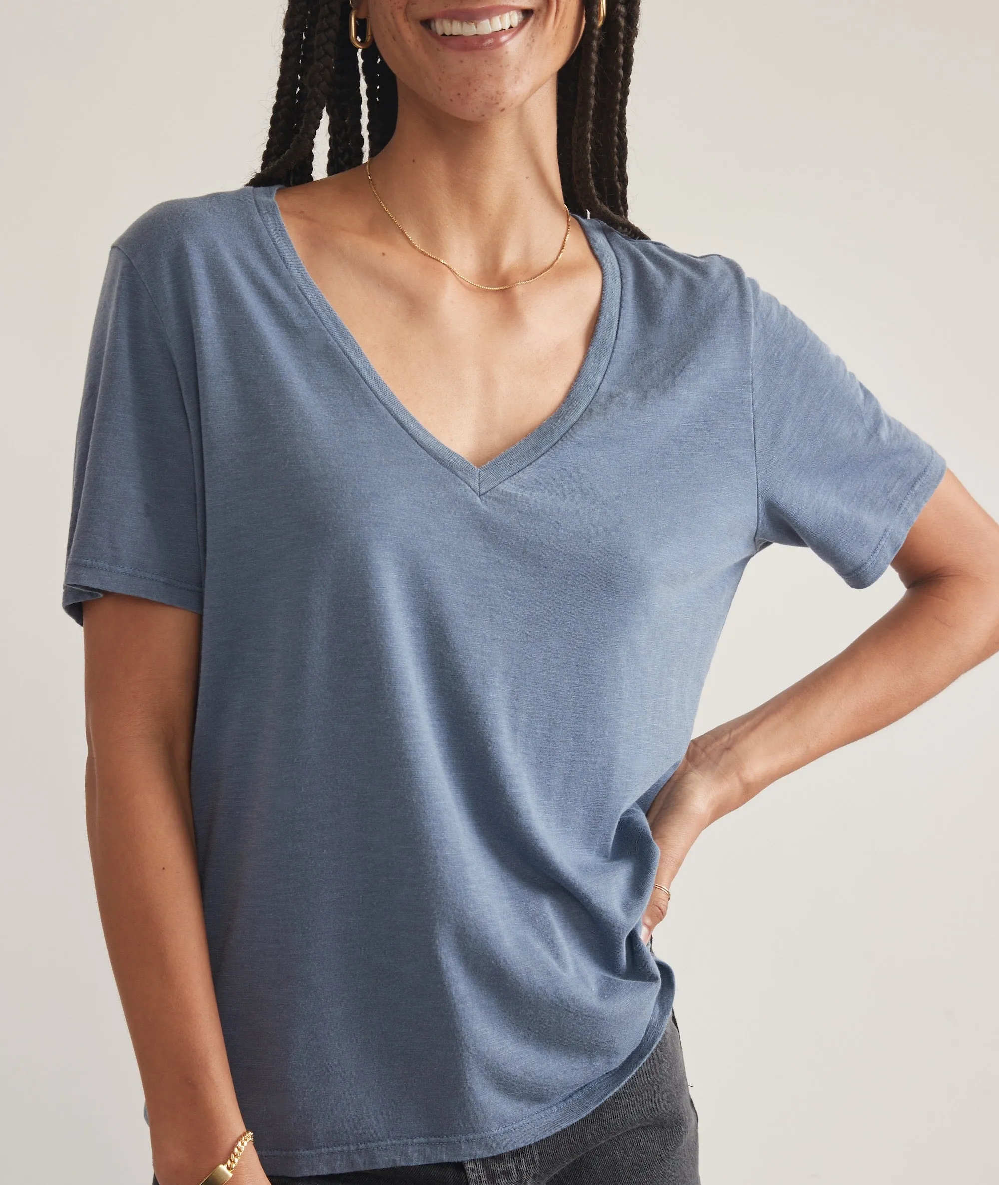 Boyfriend V-Neck Tee sold by Marine Layer product image thumbnail 2