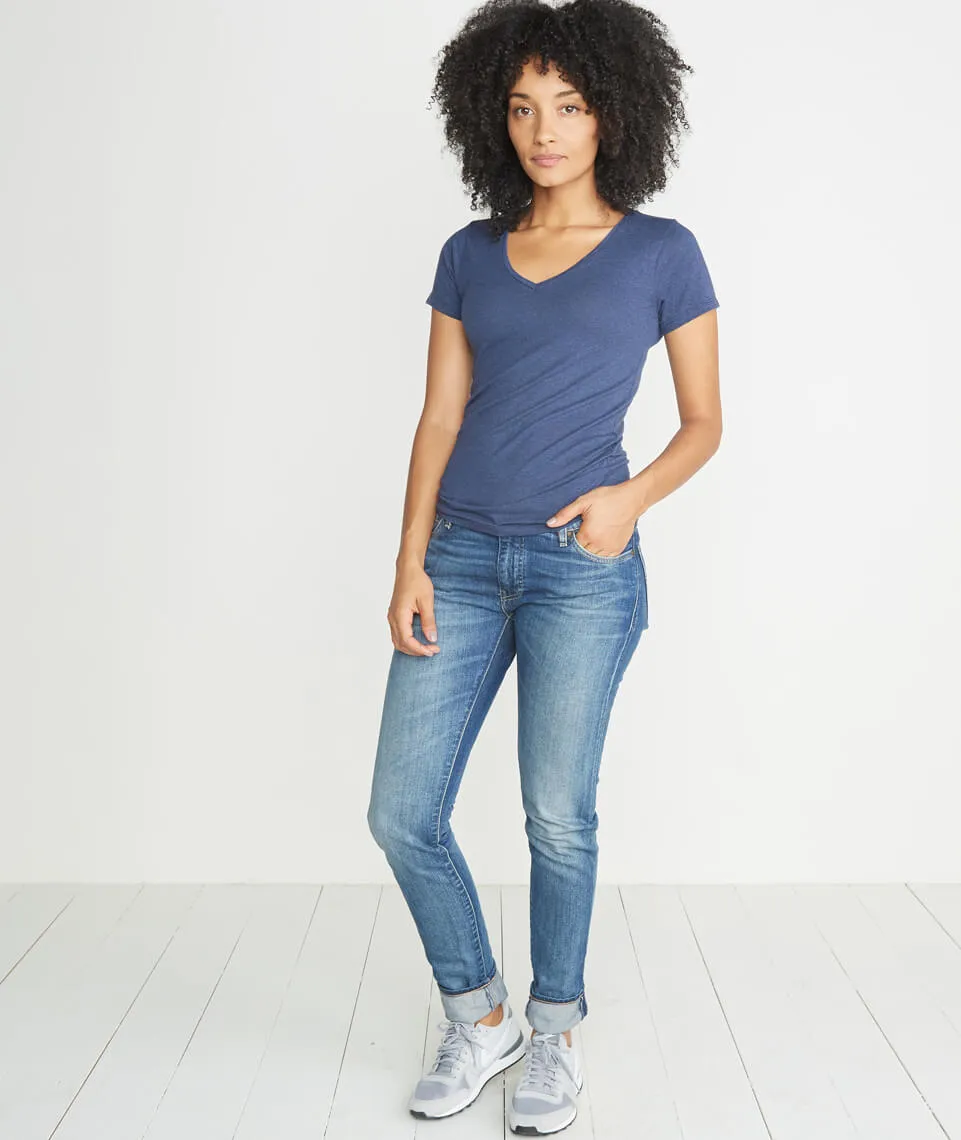 V-Neck in Twilight Overdye sold by Marine Layer product image thumbnail 4