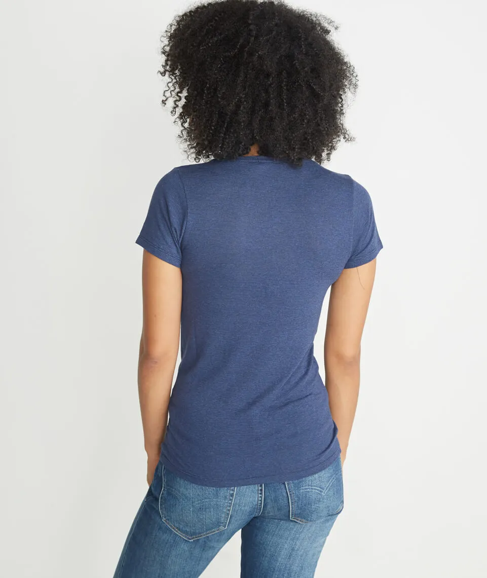 V-Neck in Twilight Overdye sold by Marine Layer product image thumbnail 5