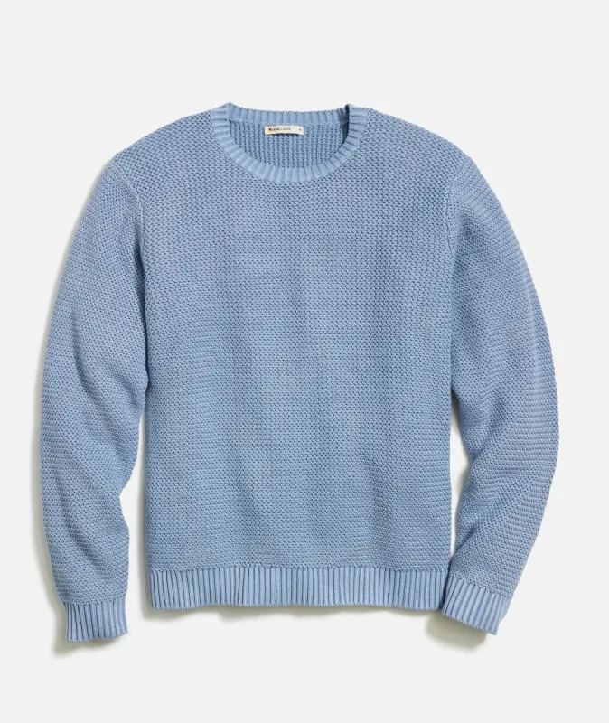 Garment Dye Crew Sweater sold by Marine Layer