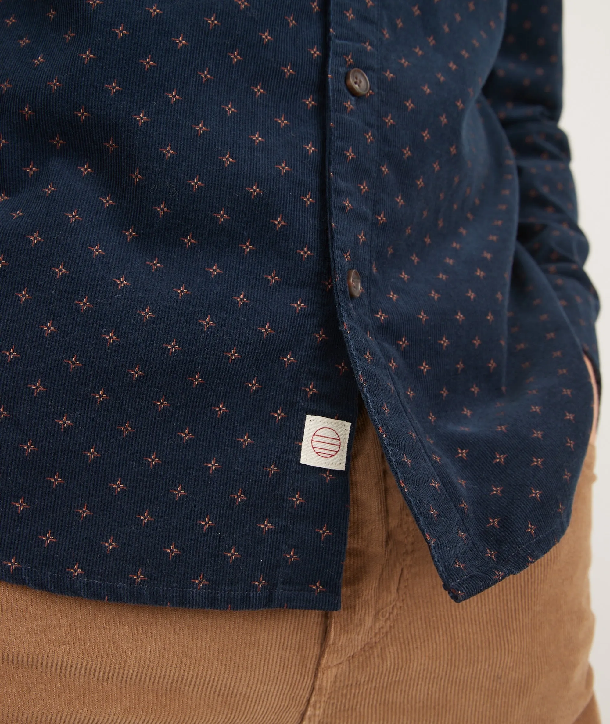 Printed Cord Shirt sold by Marine Layer product image thumbnail 4