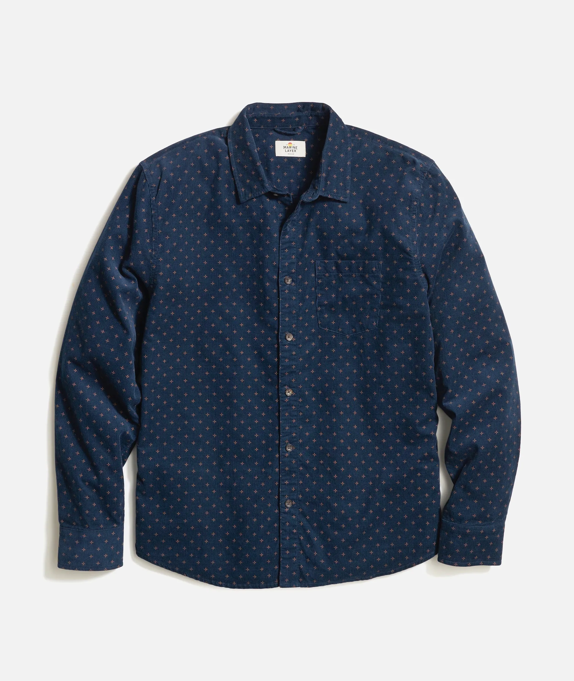 Printed Cord Shirt sold by Marine Layer