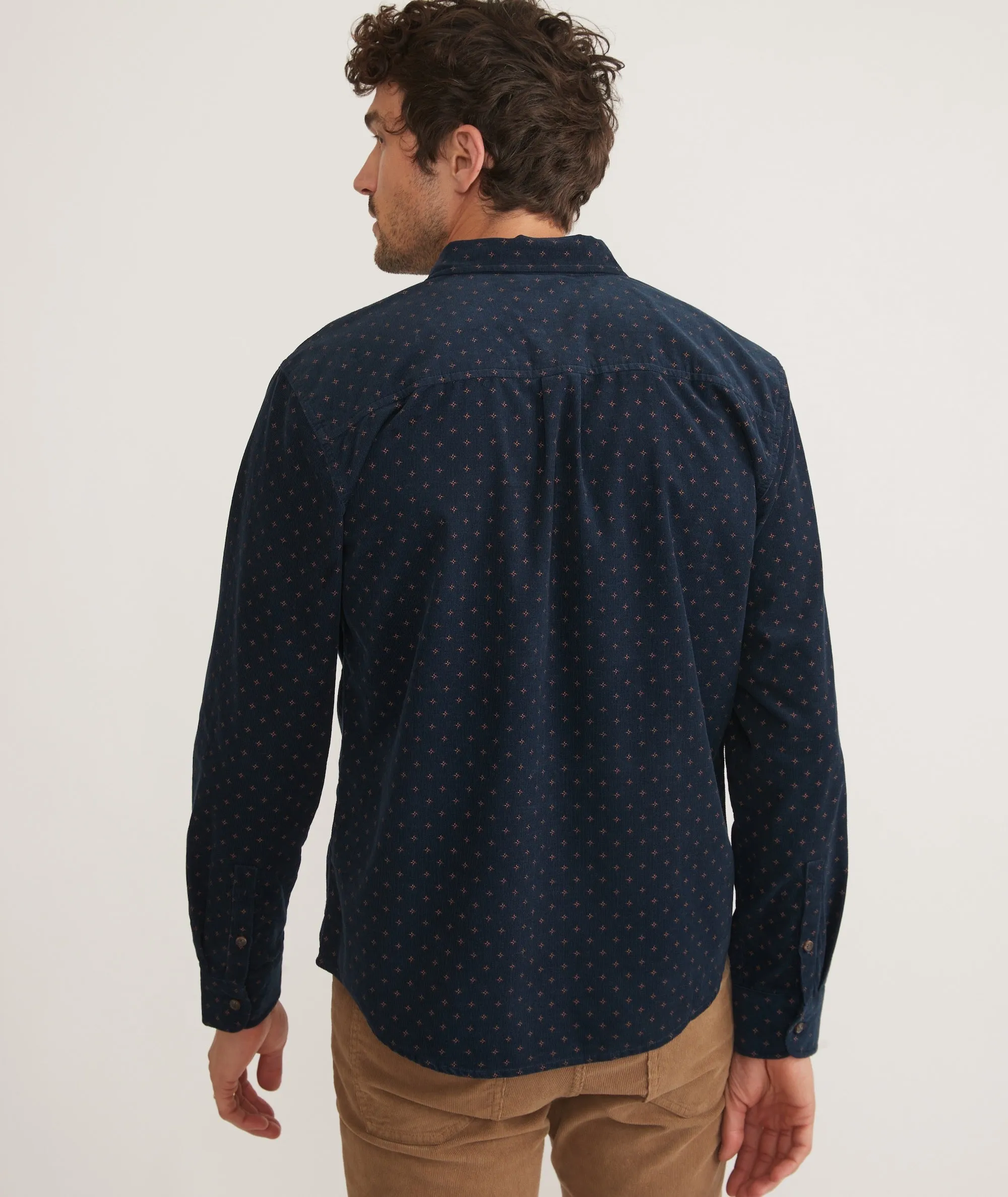 Printed Cord Shirt sold by Marine Layer product image thumbnail 5