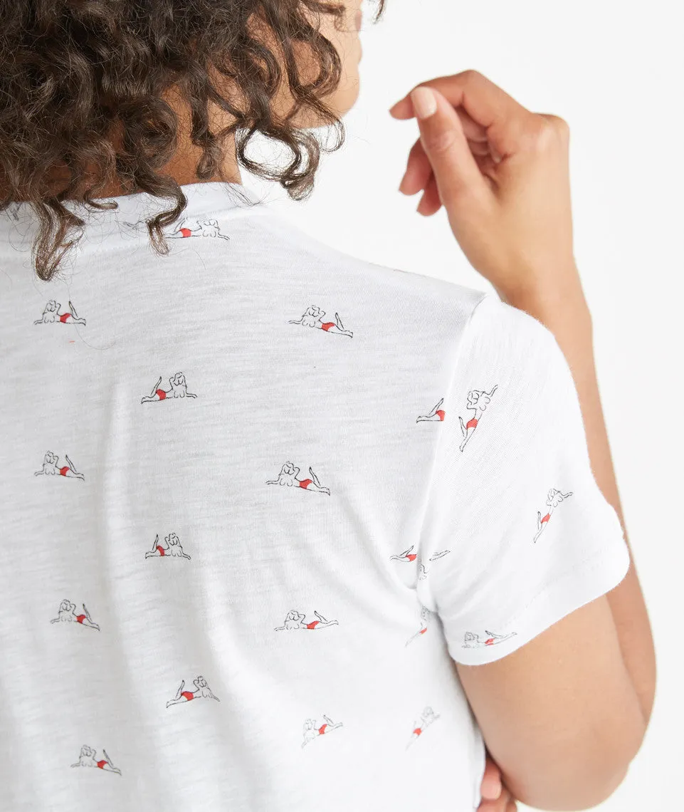 Betty Babe Printed True Crew sold by Marine Layer product image thumbnail 4