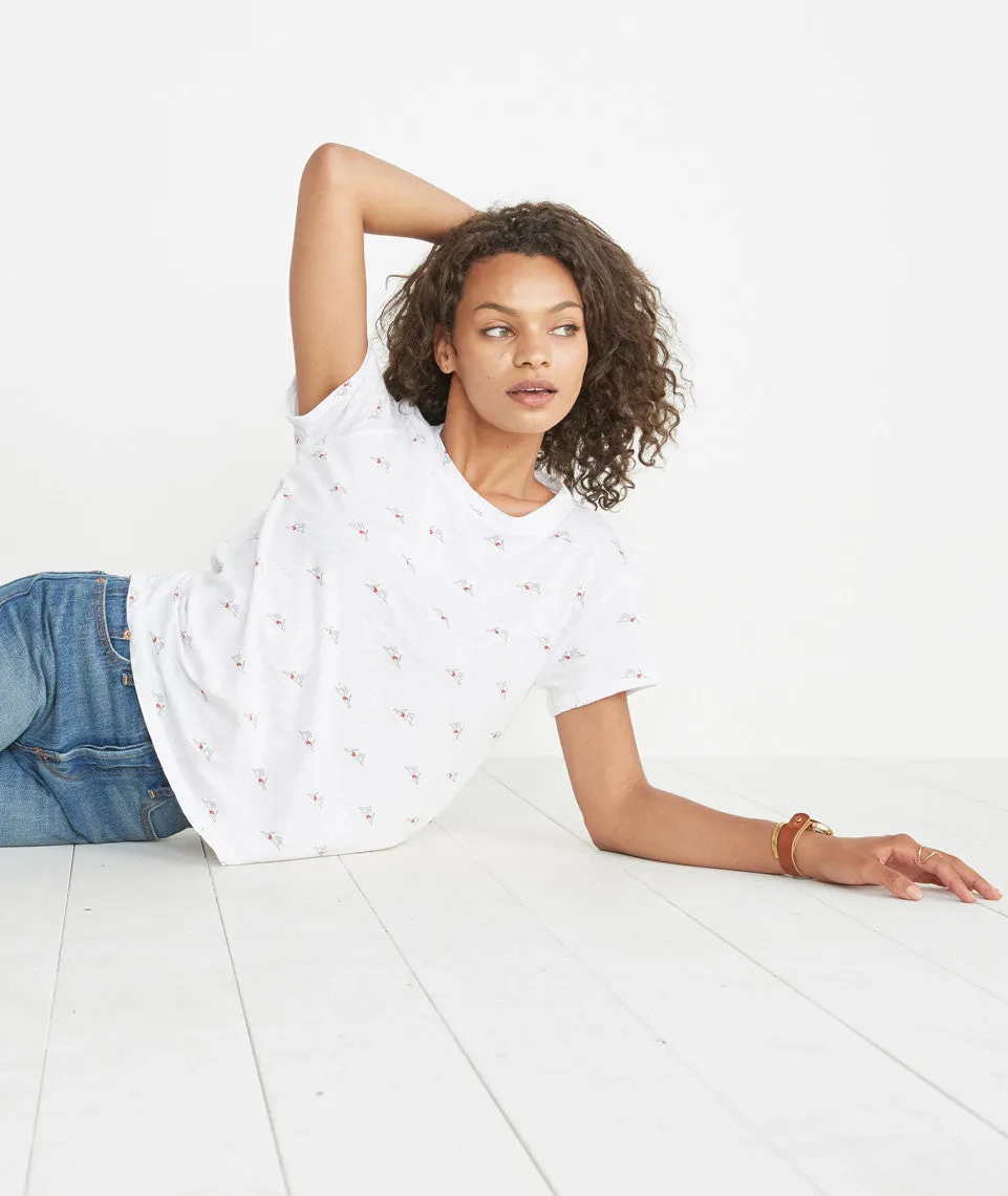 Betty Babe Printed True Crew sold by Marine Layer