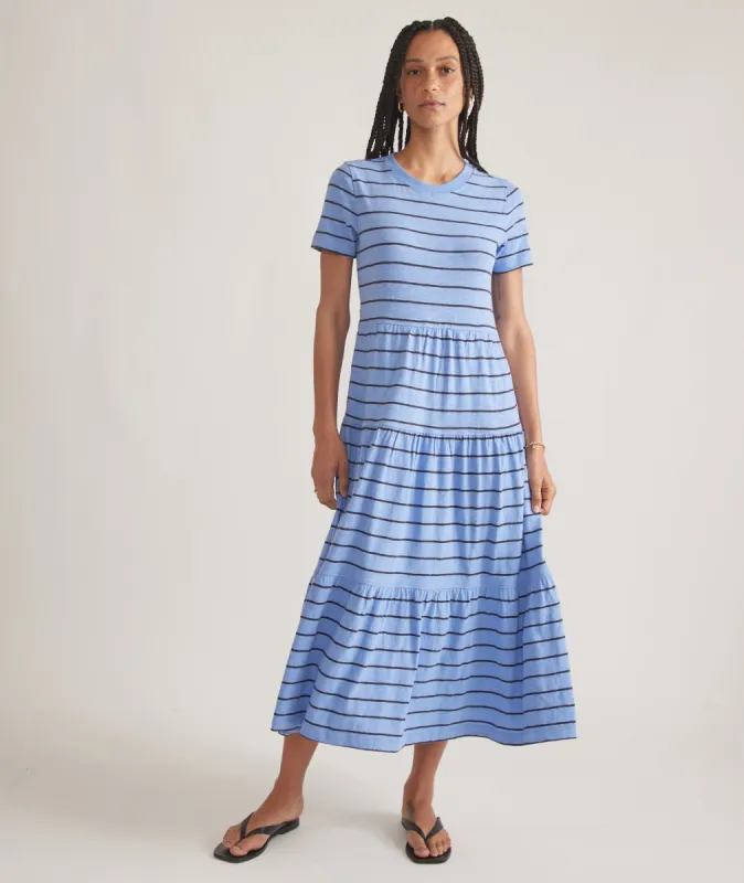 Sadie Vintage Slub Midi Dress sold by Marine Layer