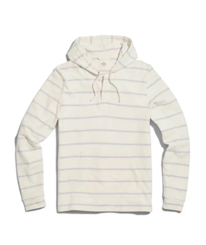 Beach Hoodie in Natural Stripe sold by Marine Layer