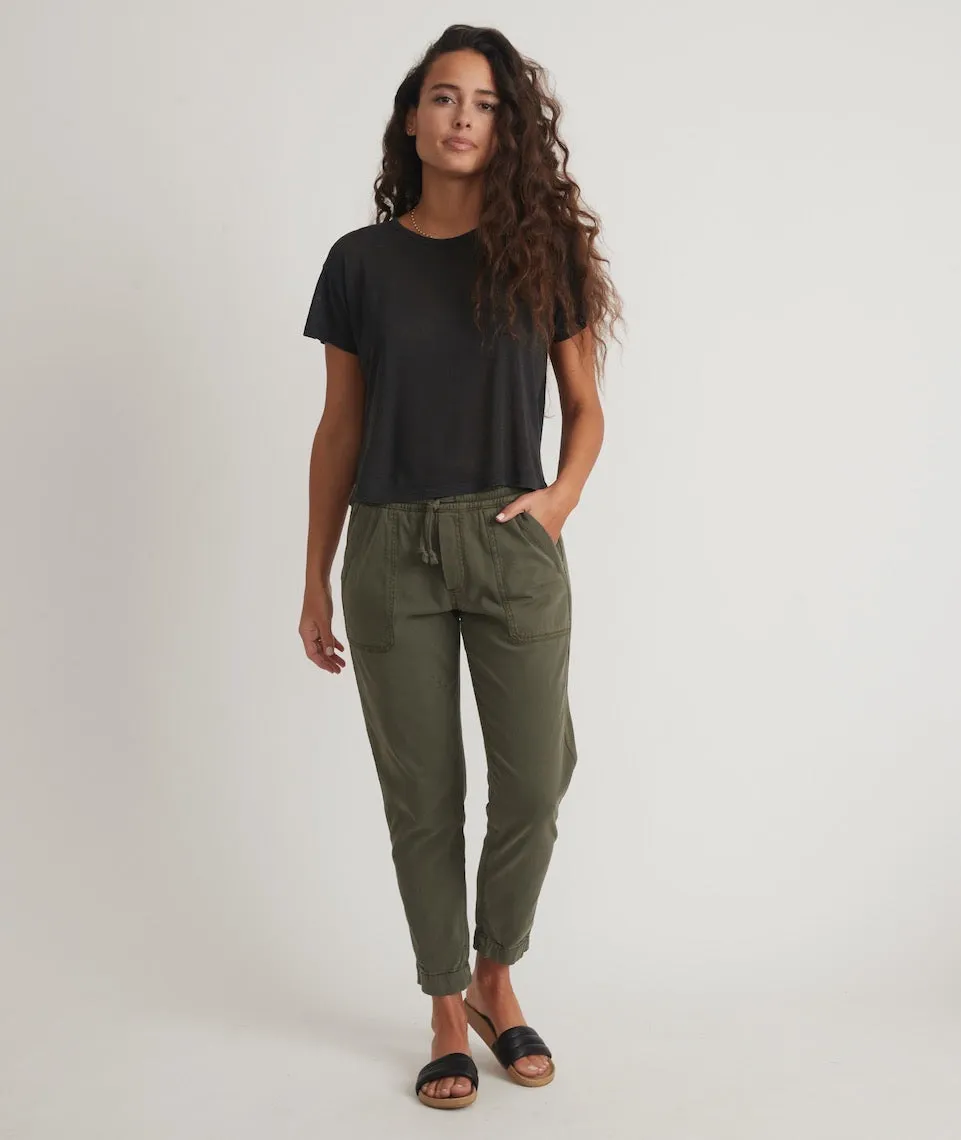 Hemp Cotton Oversized Tee in Faded Black sold by Marine Layer product image thumbnail 4