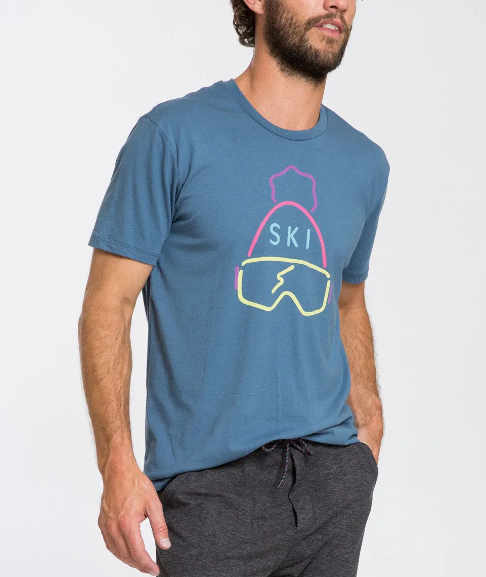 Neon Skier Graphic sold by Marine Layer product image thumbnail 3