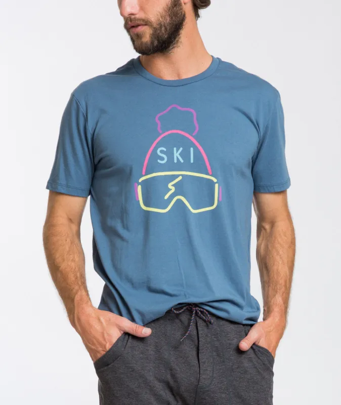 Neon Skier Graphic sold by Marine Layer
