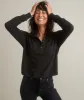 Carter Henley in Black sold by Marine Layer