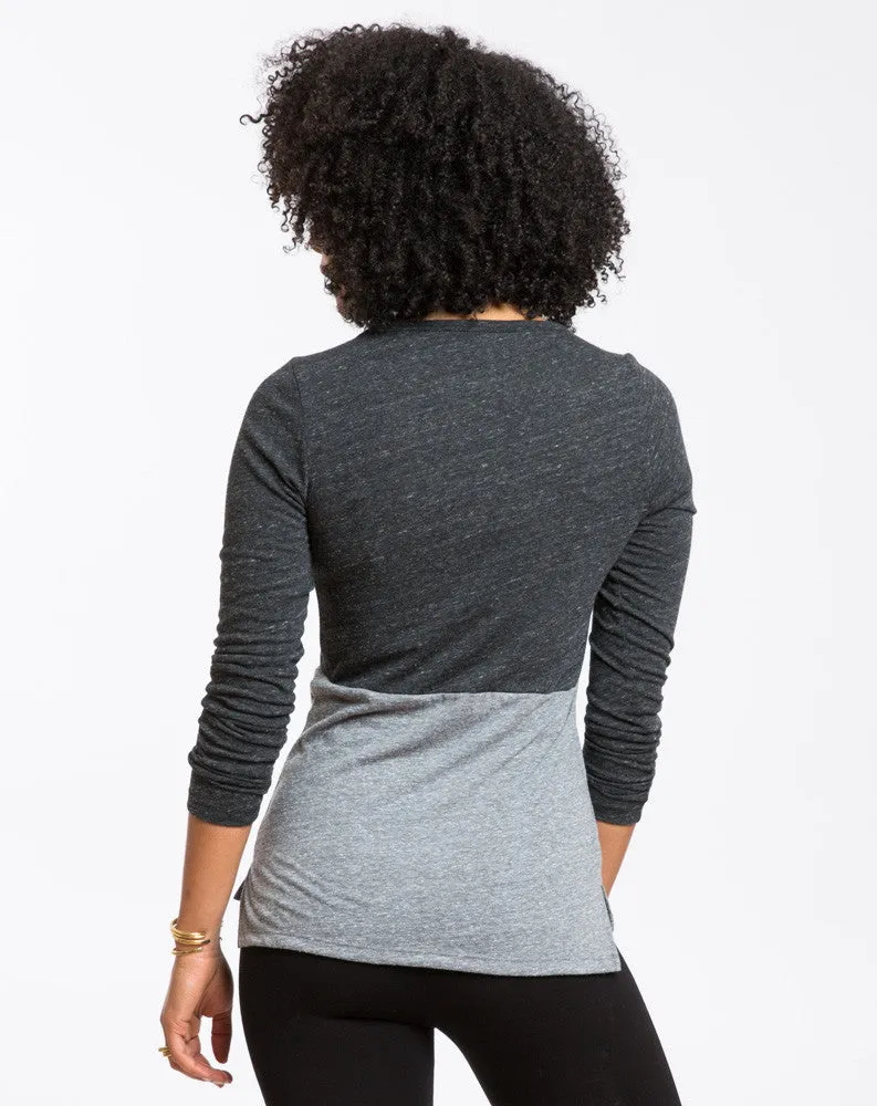 Colorblock Hi-Low Crewneck sold by Marine Layer product image thumbnail 2