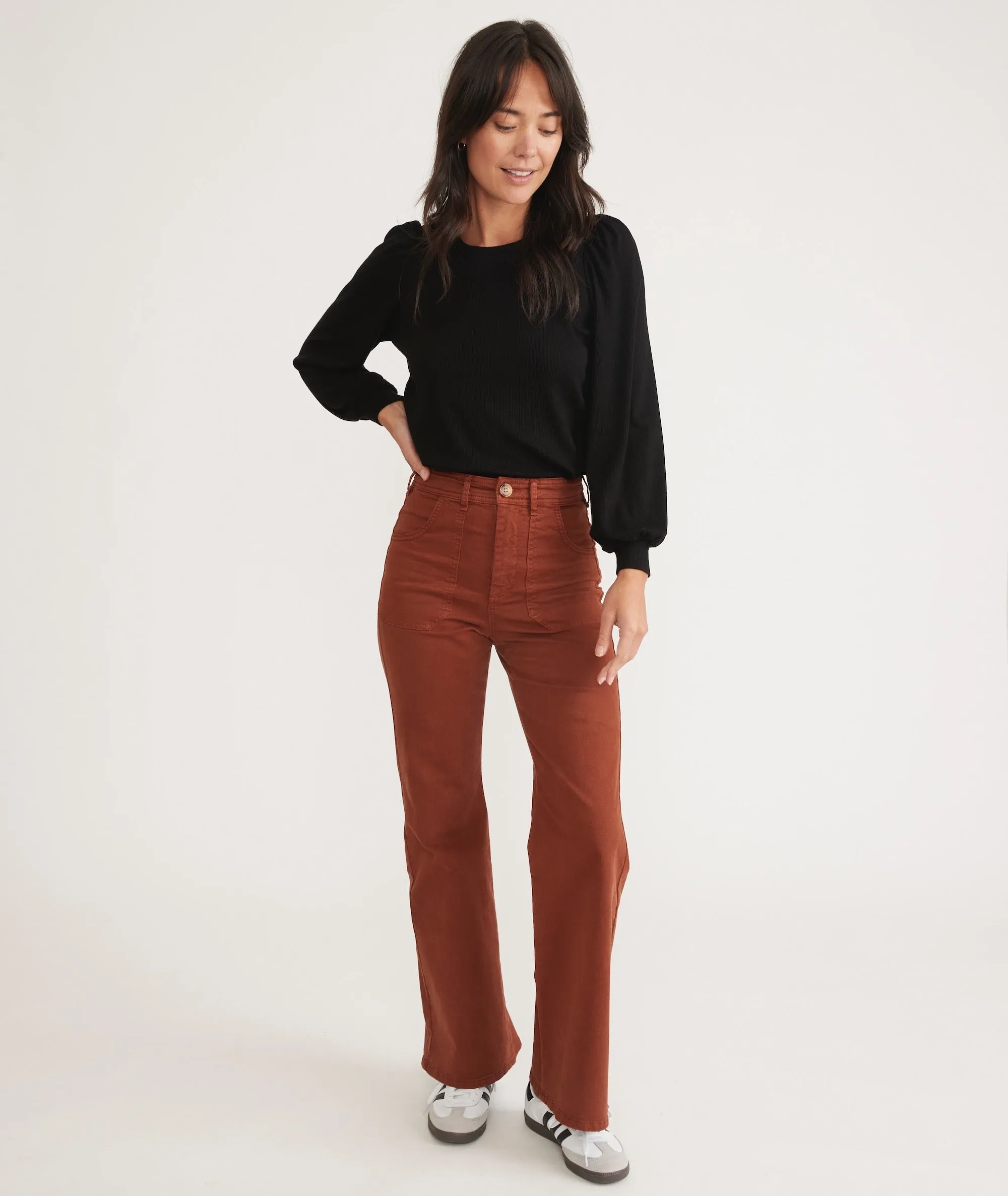 Lexi Rib Puff Sleeve Top sold by Marine Layer product image thumbnail 5