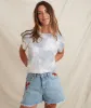 Classic Crew in Blue Tie Dye sold by Marine Layer
