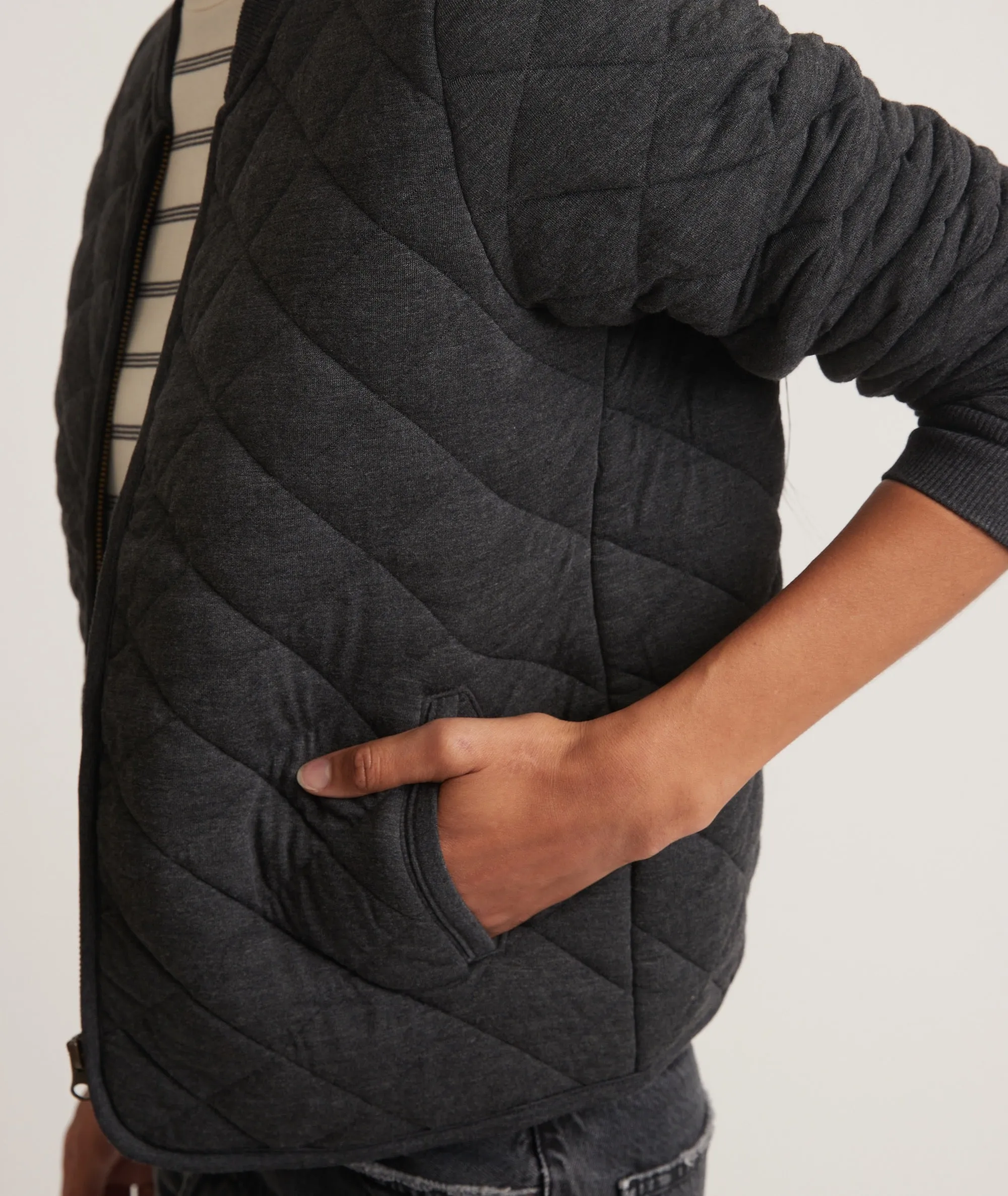 Corbet Quilted Bomber sold by Marine Layer product image thumbnail 3