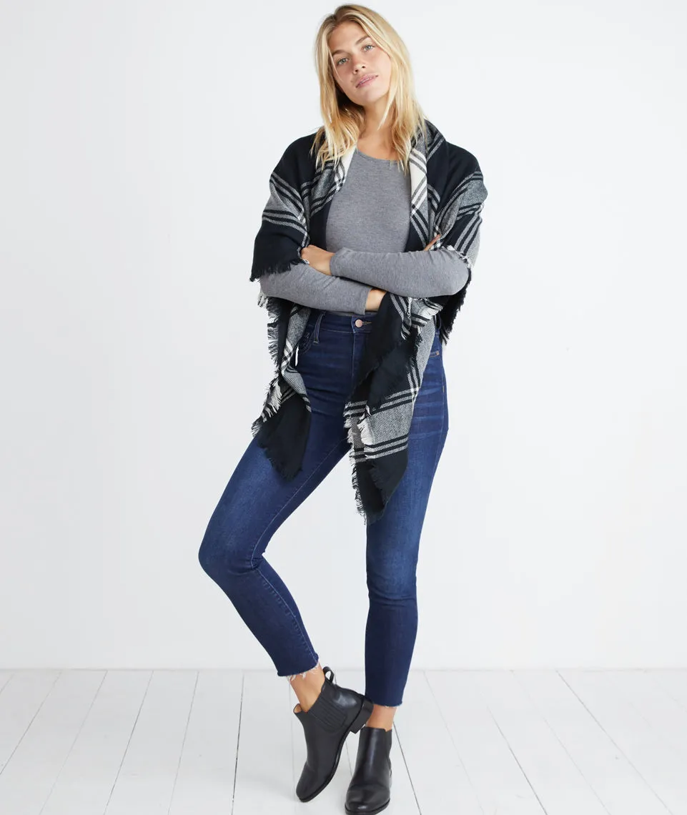 Longsleeve Lila Rib Crew in Heather Grey sold by Marine Layer product image thumbnail 5