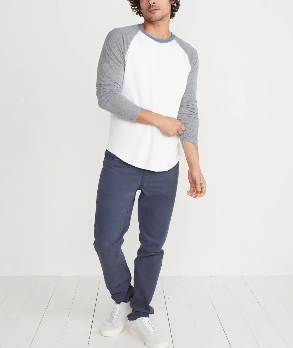 Double Knit Baseball Raglan sold by Marine Layer product image thumbnail 5